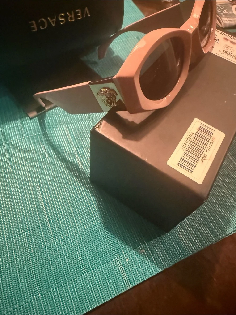 Designer Versace Pink Sunglasses